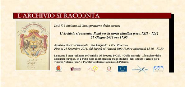 L'Archivio si racconta. Fonti per la storia cittadina